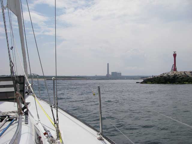 Entering the Cape Cod Canal at Sandwich